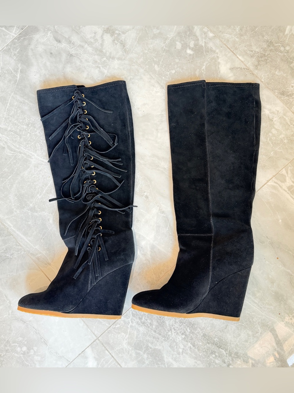 Coach Black Suede Boots